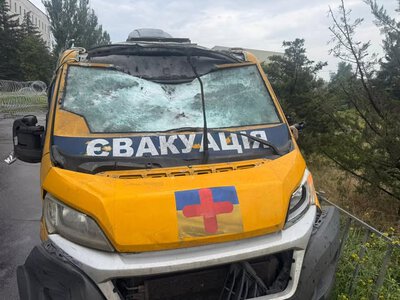 У Дружківці російський дрон знищив евакуаційне авто італійської організації