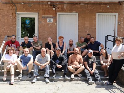 На Кіровоградщині ветеранський простір допомагають облаштовувати волонтери з Великобританії