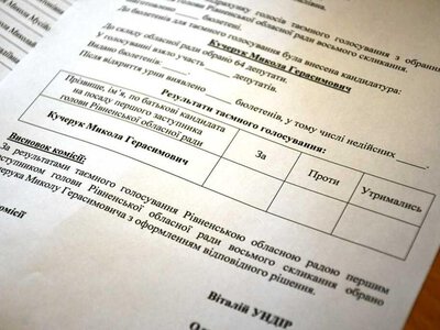 Миколу Кучерука знову обрали першим заступником голови Рівненської облради