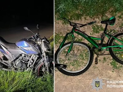 У Хмельницькому районі внаслідок зіткнення з мотоциклом травмувався 9-річний велосипедист