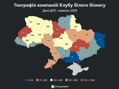 У Клубі білого бізнесу Херсонщина має лише 14 компаній – найменше в Україні