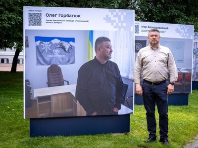 Голова Рукшинської громади Олег Горбатюк став героєм фотопроєкту про ветеранів на публічній службі