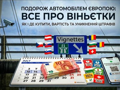 Дорожня віньєтка для українців у Європі: де потрібна, скільки коштує та як не отримати штраф
