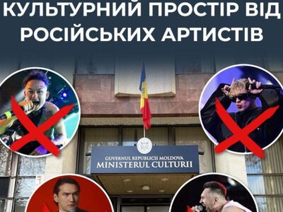 ЦПД: мінкульт Молдови оприлюднив перелік російських артистів із рекомендацією не проводити їхні концерти