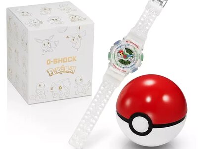 Casio анонсувала колекційні G-Shock до ювілею Pokémon: годинник із прозорим корпусом та цінником $270