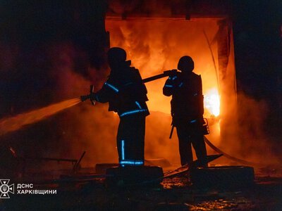 Знову АЗС. Вночі росіяни двічі ударили по громаді під Харковом (фото)