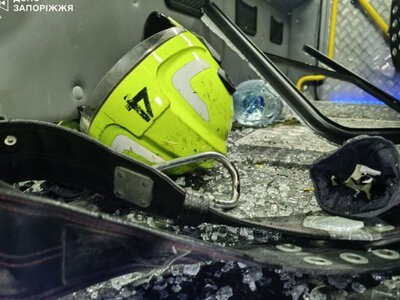 Російські війська завдали повторного удару по рятувальниках під час ліквідації пожежі в Запоріжжі