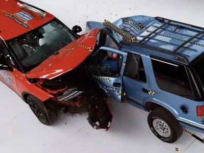 Chevrolet Blazer 1996-го та 2026-го років зіткнулися лобами під час краш-тесту: результат вразив (ВІДЕО)