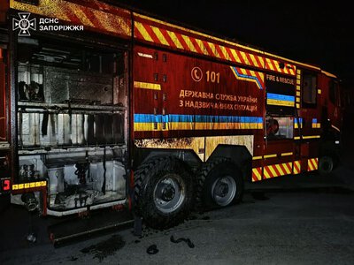 Росіяни завдали удару БпЛА по рятувальниках у Запоріжжі, які гасили пожежу після попередньої атаки