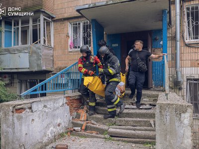 Російська атака на Суми: 13 постраждалих, серед яких діти