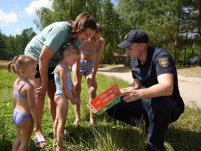 Рятувальники Луцького району провели рейд: «Купатись заборонено!»