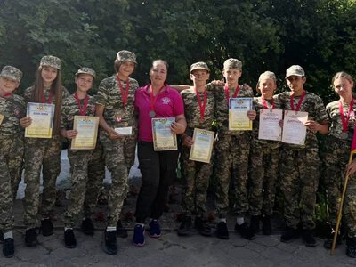 Команда Коростського ліцею виборола золото на обласному етапі гри «Сокіл» («Джура»)