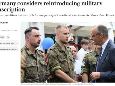 У Німеччині обговорюють можливе повернення призову через загрозу РФ
