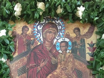  У Теребовлянському храмі перебуває копія Чудотворної ікони Пресвятої Богородиці «Всецариця» 
