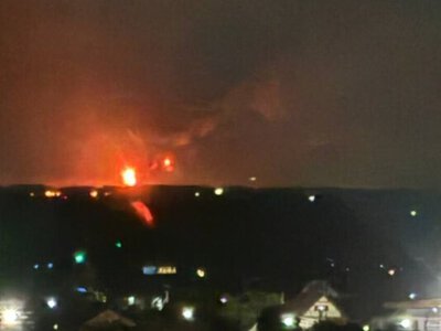 У рф повідомляють про масштабну пожежу на великому НПЗ після удару дронів