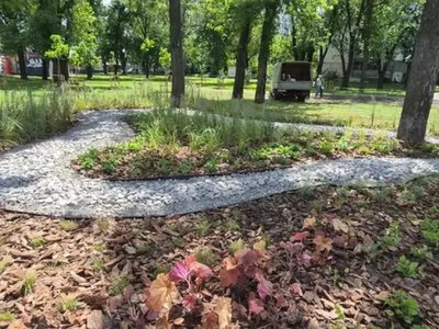 У Дарницькому районі з’явився новий дощовий садок: як він працює і навіщо потрібен