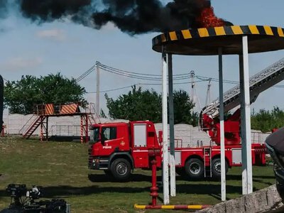 На Рівненщині вперше в Україні провели міжнародні навчання ДСНС із залученням роботів та дронів