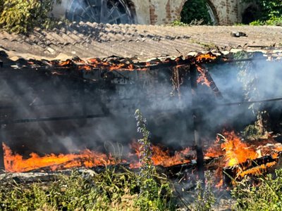 Вінниччині в навчальному закладі згорів майже весь запас дров на зиму