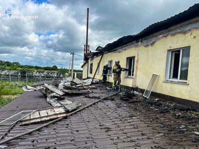 Дрон рф вдарив по Золочеву на Харківщині – спалахнула масштабна пожежа