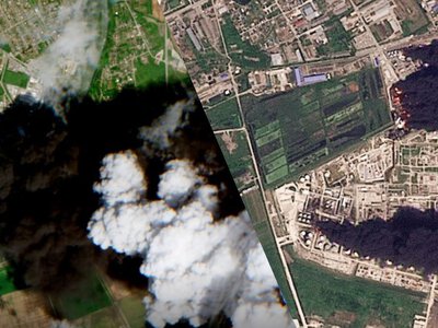 Вкрай успішна атака: з'явилися супутникові знімки НПЗ Слов'янський у Краснодарському краї