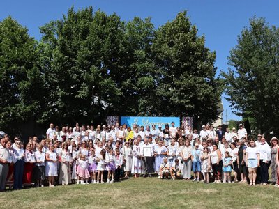  Білецька громада встановила рекорд України до 30-річчя Конституції 