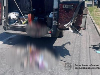 рф атакувала дроном маршрутку в Запоріжжі: двоє загиблих, шестеро поранених