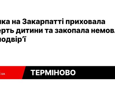 Жінка на Закарпатті приховала смерть дитини та закопала немовля на подвір’ї, – поліція — PMG.ua