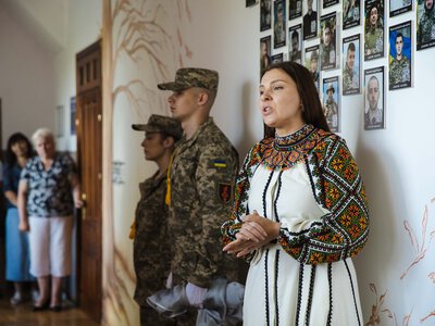Навічно в строю: у Західноукраїнському національному університеті відкрили стелу пам’яті Героїв університетської спільноти