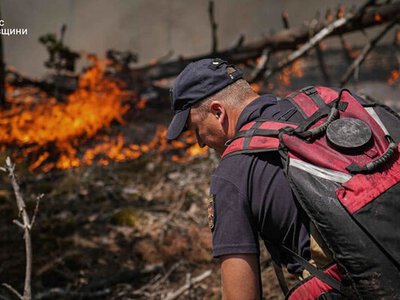 У Чорнобильській зоні горять ліси через падіння російських БПЛА: у Києві та області погіршилась якість повітря