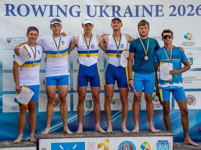 Черкаські юніори тріумфували на чемпіонаті України з веслування