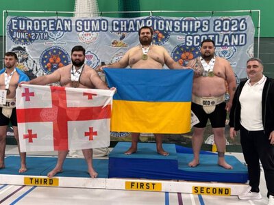 Спортсмени з Бахмутської громади здобули шість медалей на чемпіонаті Європи з сумо у Шотландії