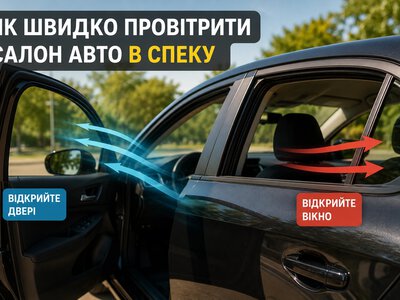 Водіям показали трюк проти спеки в авто: як охолодити салон без кондиціонера