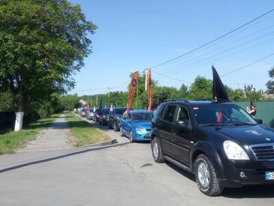 У Хмельницькій області відбувся ветеранський автопробіг до Дня Конституції України