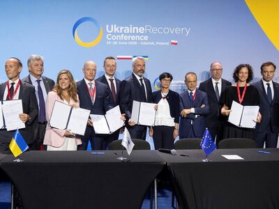 URC 2026 без Зеленського і Навроцкого: десятки мільярдів євро майбутніх інвестицій для України