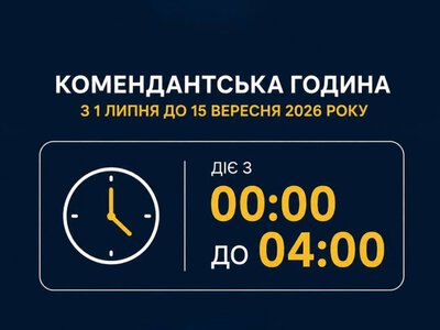 На Сумщині тимчасово скоротили комендантську годину