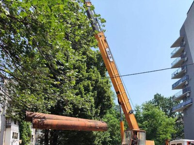 У Чернівцях замінюють частину великої тепломережі, яка забезпечує теплом 182 будинки