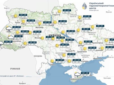 Прогноз погоди на 1 липня: спека до +38°, місцями можливі грози