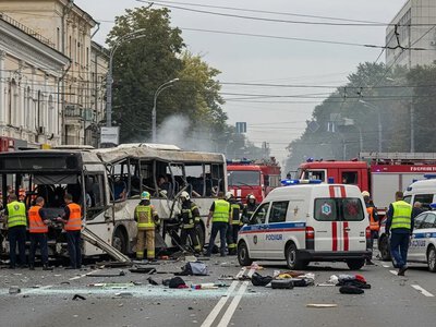 Ранковий удар дроном по маршрутці в Центральному районі Херсона є загиблі