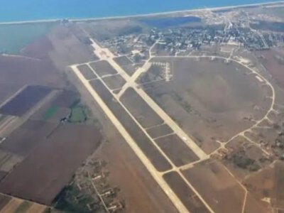 СБУ уразила ангари з винищувачами на військовому аеродромі «Саки» в Криму