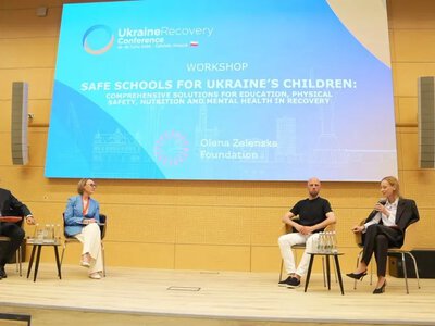 Олена Зеленська: безпечне навчання дітей не може чекати кінця війни