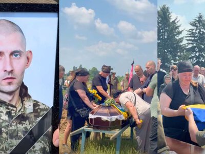 Гришковецька громада попрощалася з 40-річним Героєм Костянтином Щербиною