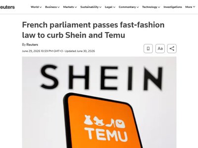 Франція обмежить Shein, Temu й AliExpress для боротьби зі швидкою модою – Reuters