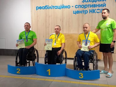 Спортсмени Прикарпаття здобули медалі на чемпіонаті України з пара настільного тенісу