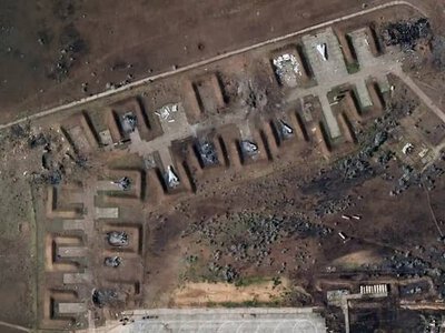 СБУ вдарила по винищувачах у Саках: п’ять влучань у Криму