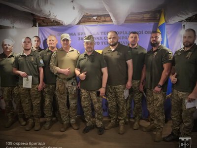  Командувач Сил ТрО Ігор Плахута відвідав тернопільську 105-ту бригаду на Харківщині та вручив нагороди військовим 