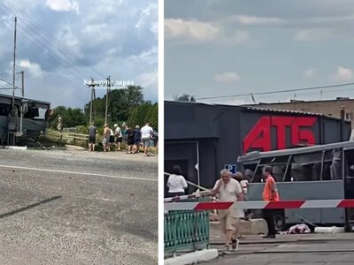 Жахлива ДТП біля Рівного: пасажирський поїзд зніс маршрутку, є загиблі (ФОТО, ВІДЕО) 