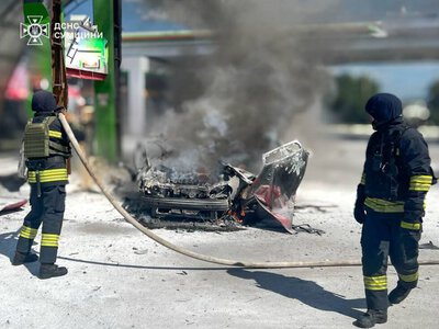 На Сумщині троє людей постраждали внаслідок удару по АЗС