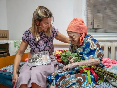Жителька Херсона Мар’яна Макарова відзначила 101-й день народження