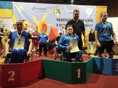 Представники Рівненсьокї області вибороли медалі чемпіонаті України з пара пауерліфтингу серед спортсменів з ураженнями опорно-рухового апарату