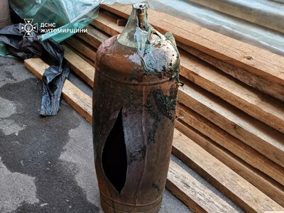 У Житомирі вибухнув газовий балон: 58-річного чоловіка госпіталізували з опіками